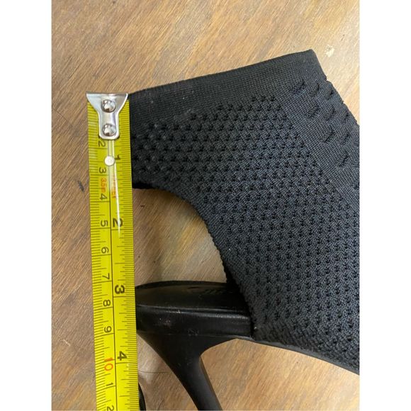 Cuccoo Everyday Collection Peep Toe Slingback Stiletto Heeled Pumps Black, Sz 9 - Picture 2 of 6